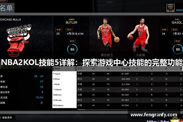 NBA2KOL技能5详解：探索游戏中心技能的完整功能